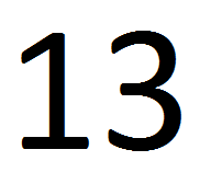 13